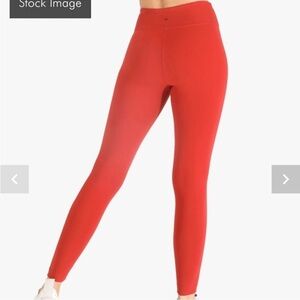 Koral Womens size S Rouge Red Drive High Rise Blackout Activewear Legging .